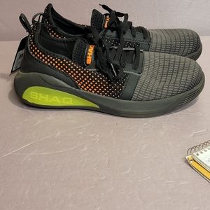 Shaq | Shoes | Shaq 3d Print Neon Athletic Sneaker Boys 6 Black Orange | Poshmark